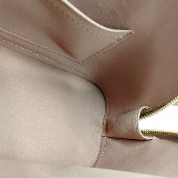 Auth Louis Vuitton Camel Brown Vernis Patent Leather 2way LV Alma BB Satchel - Picture 12 of 16